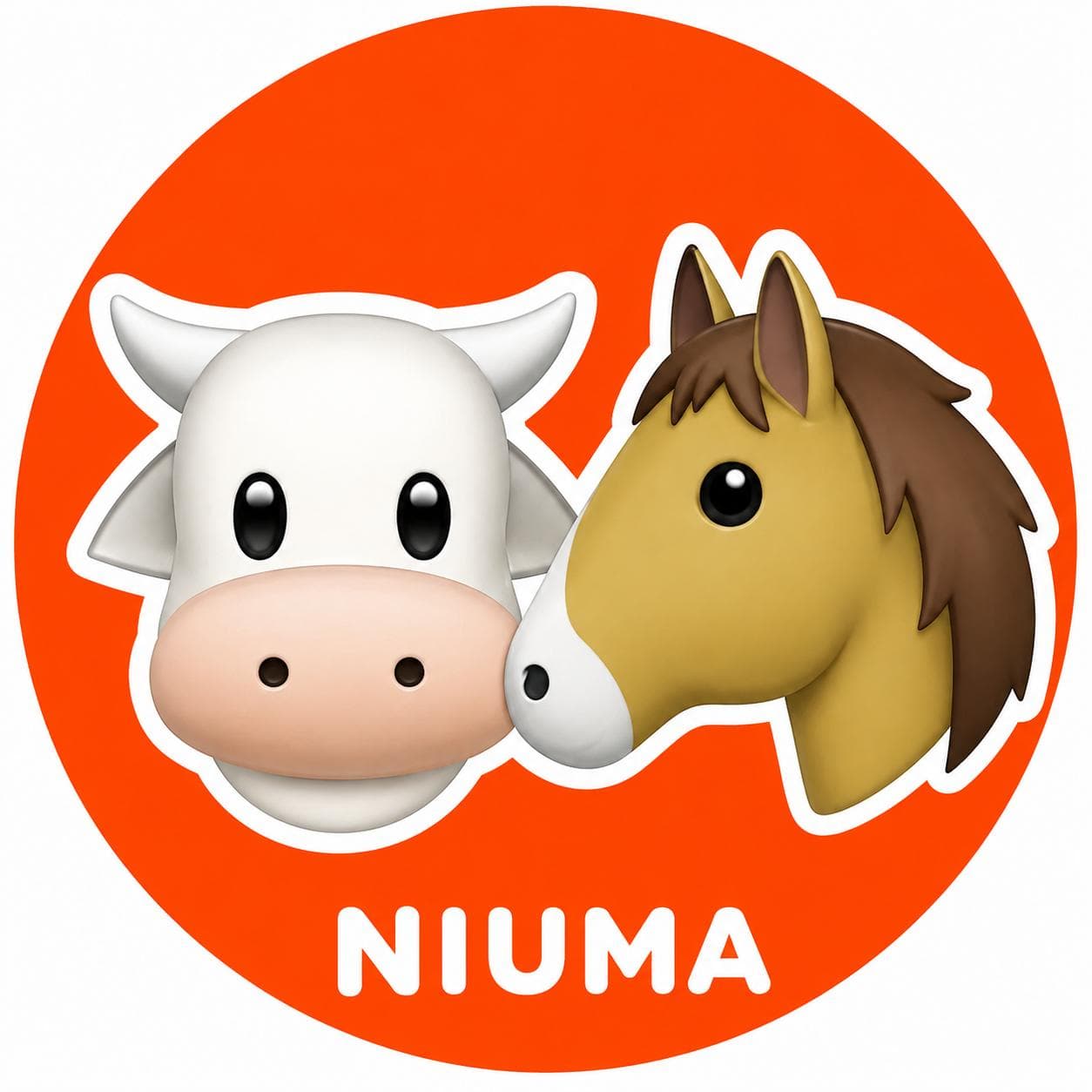 Original NIUMA logo on an employee identity card
